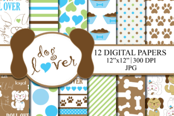 Dog Lover Digital Paper