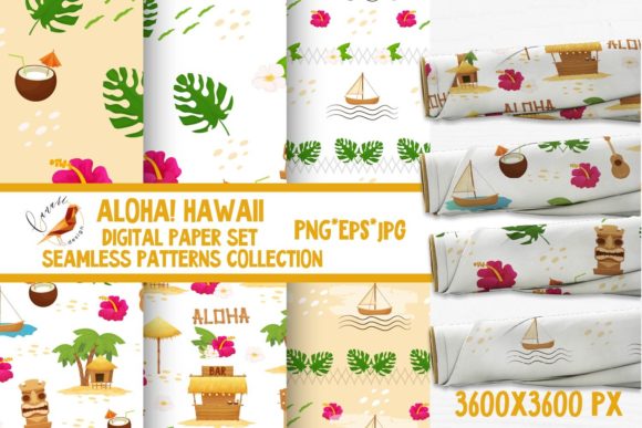 Exploring the ALOHA Hawaii Digital Paper Pattern Collection