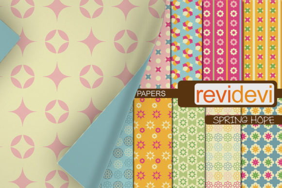 Simple Spring Flowers Paper: A Creative Resource for Every Designer