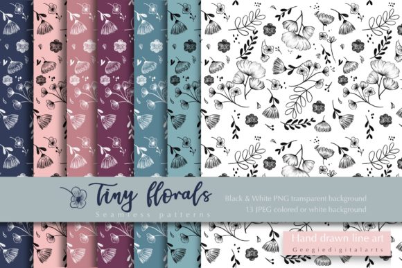 Tiny Floral Pattern: A Versatile Design Resource for Creative Projects