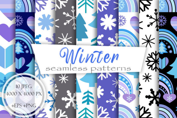 Winter Christmas Prints: A Creative Collection for Festive Design